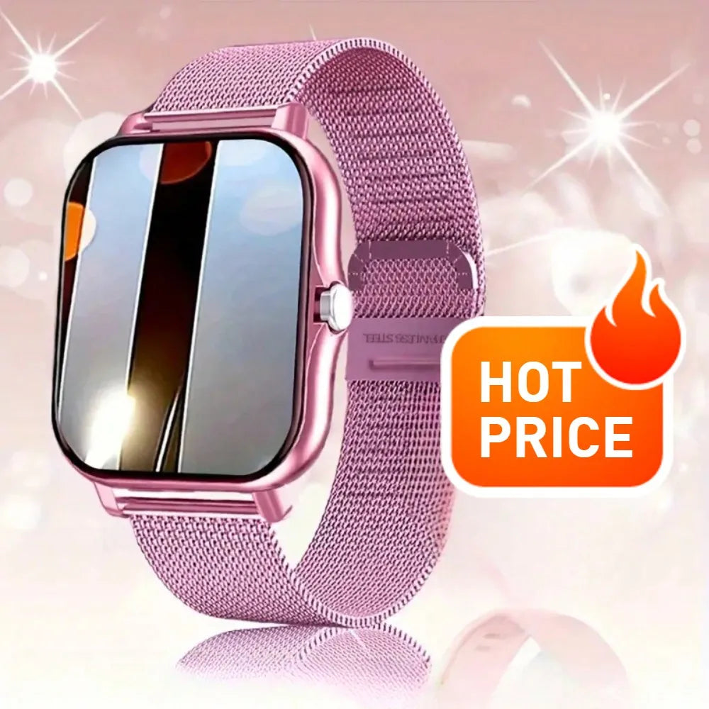 2025 New Smart Watch Men Women Bluetooth Answer Call Full Touch Screen Smartwatch Fitness Blood Oxygen Watches For Android