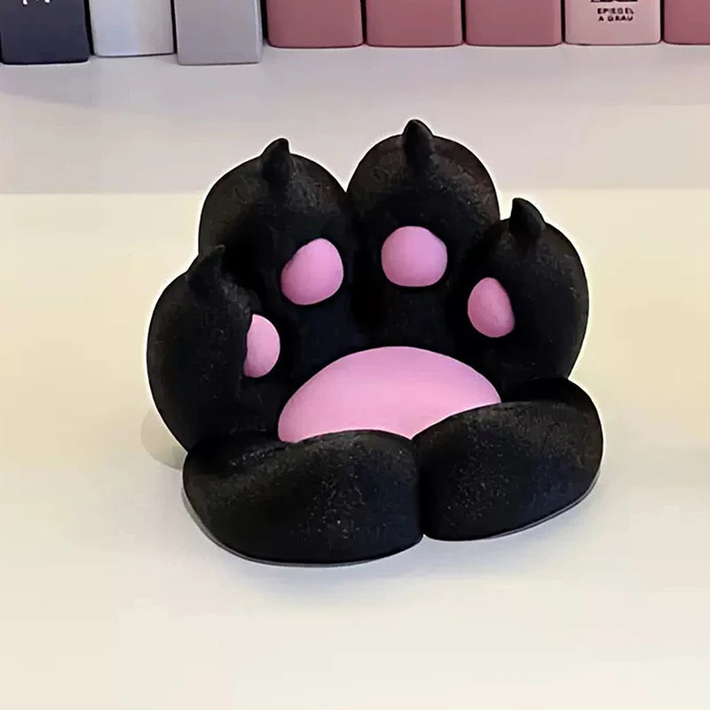 1PC 3D Printed Cute Cartoon Cat Claw Mobile Phone Holder Desktop Small Ornaments Creative Home Decor