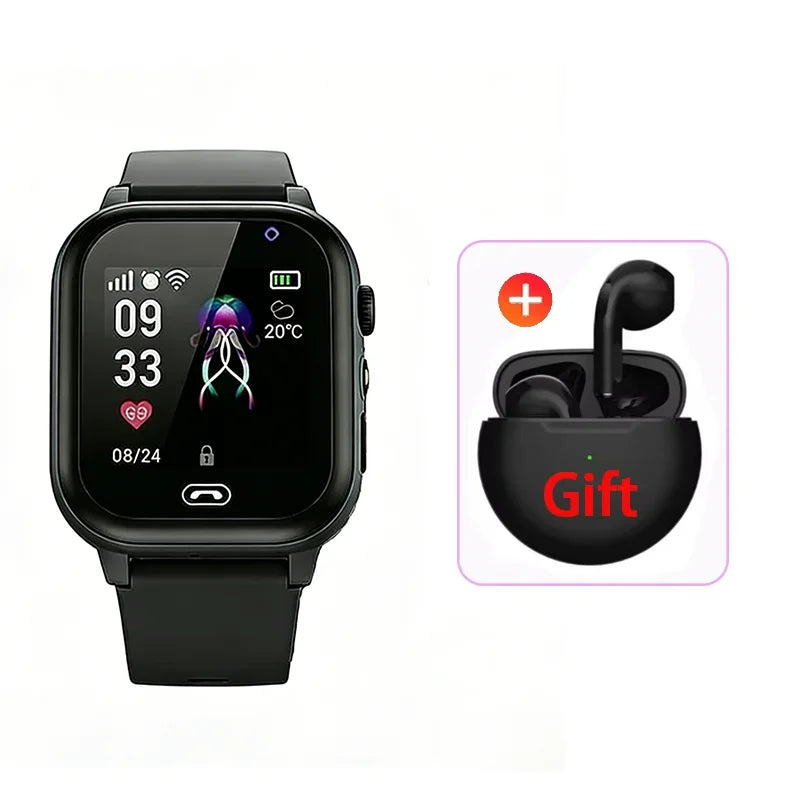 2026 Lenovo Kids Smart Watch SOS GPS Location Tracke Sim Card Call Child SmartWatch Camera Waterproof Watch Gift For Ios Android