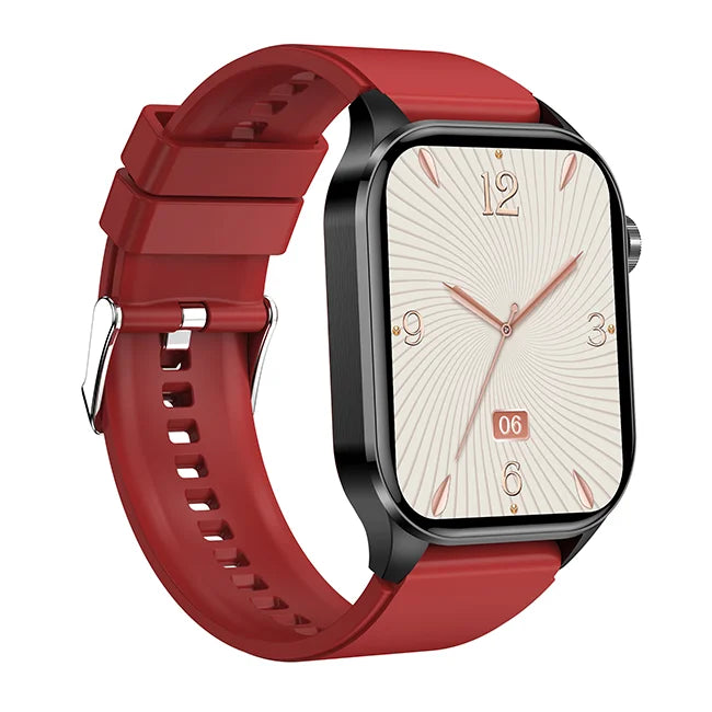 New BT Call ECG Smart Watch 2.04 Inch AMOLED Display Blood Pressure Blood Oxygen Body Temperature ET580 Smartwatch