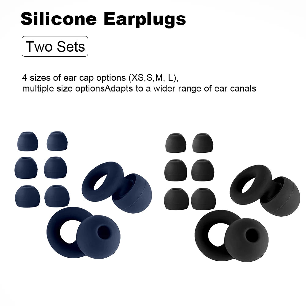 Silicone Earplugs for Swimming Sleep Noise Cancel Noise Reduction-Soundproof Reduce Disturbances -Quality loop Earplugs
