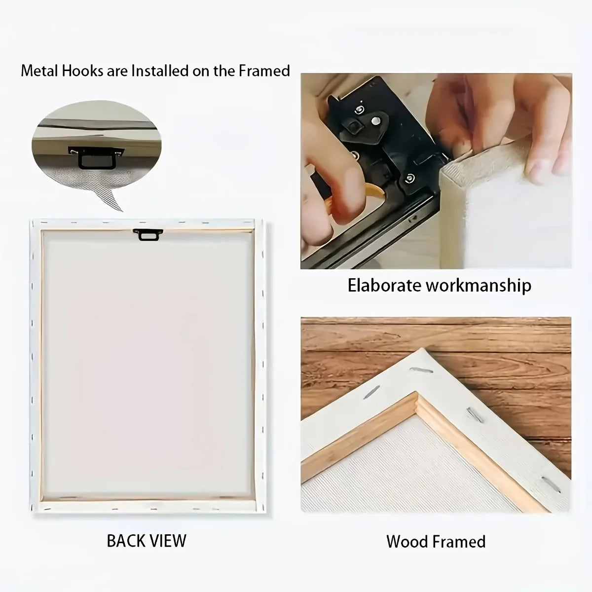 3PCS Framed Canvas Painting Ready To Hanging Monochrome Modern Fashion Animal Bathroom Art Home Decor Wall Art Room Decor Gift