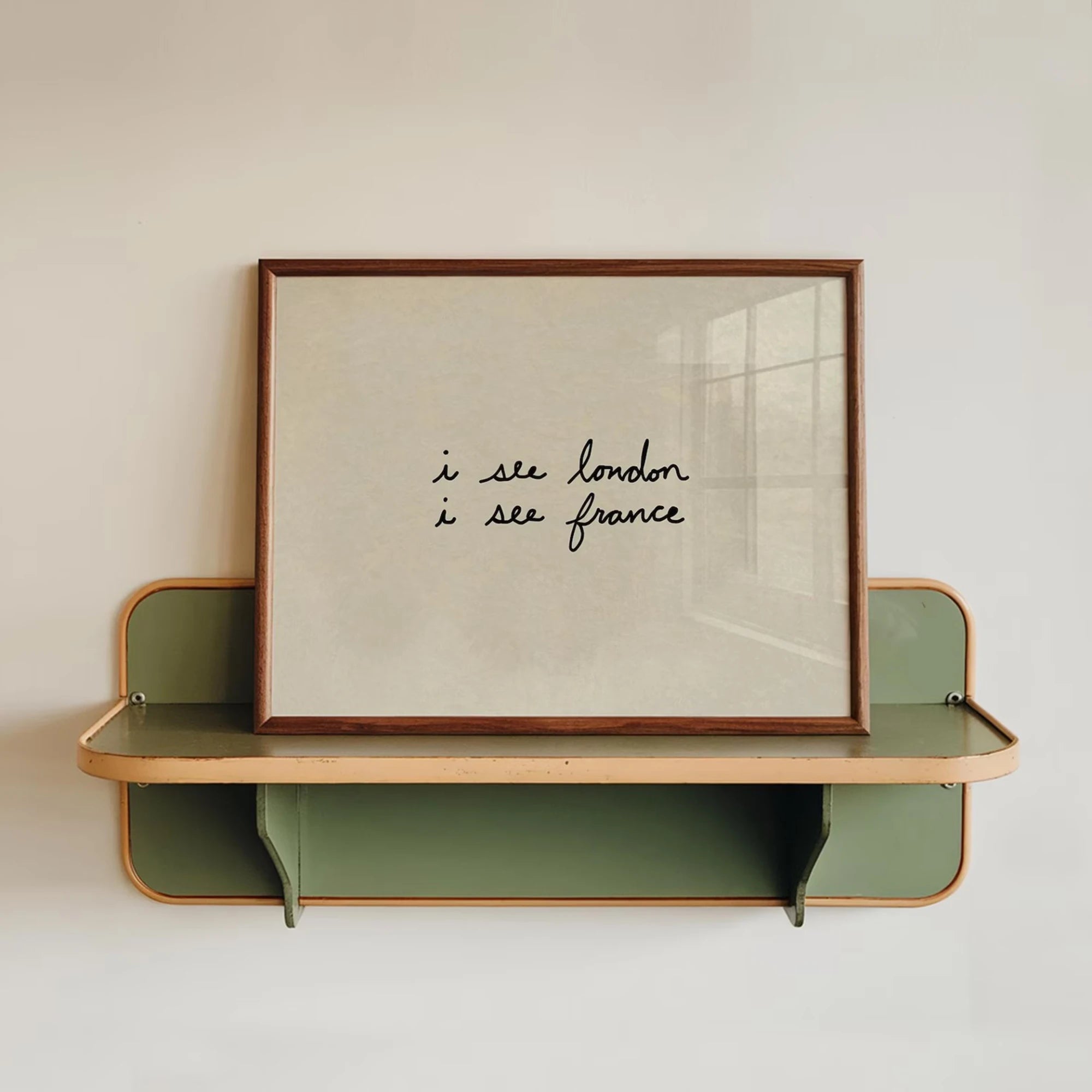 Simple Trendy Bathroom I See London I See France Wall Art Print Canvas Painting Poster Picture For Bathroom,Bedroom Home Decor